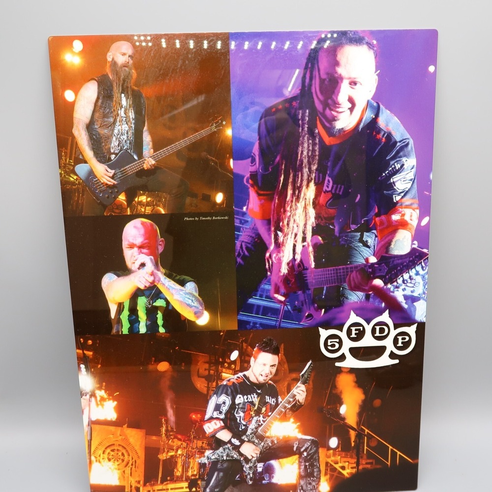 Five Finger Death Punch 5FDP Plaque Concert Heavy Metal Sign Wall Artwork 15x11